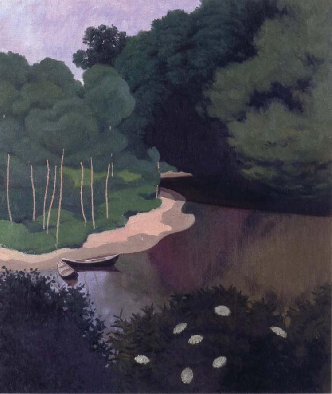 Felix Vallotton The Dordogne at Carennac oil painting picture